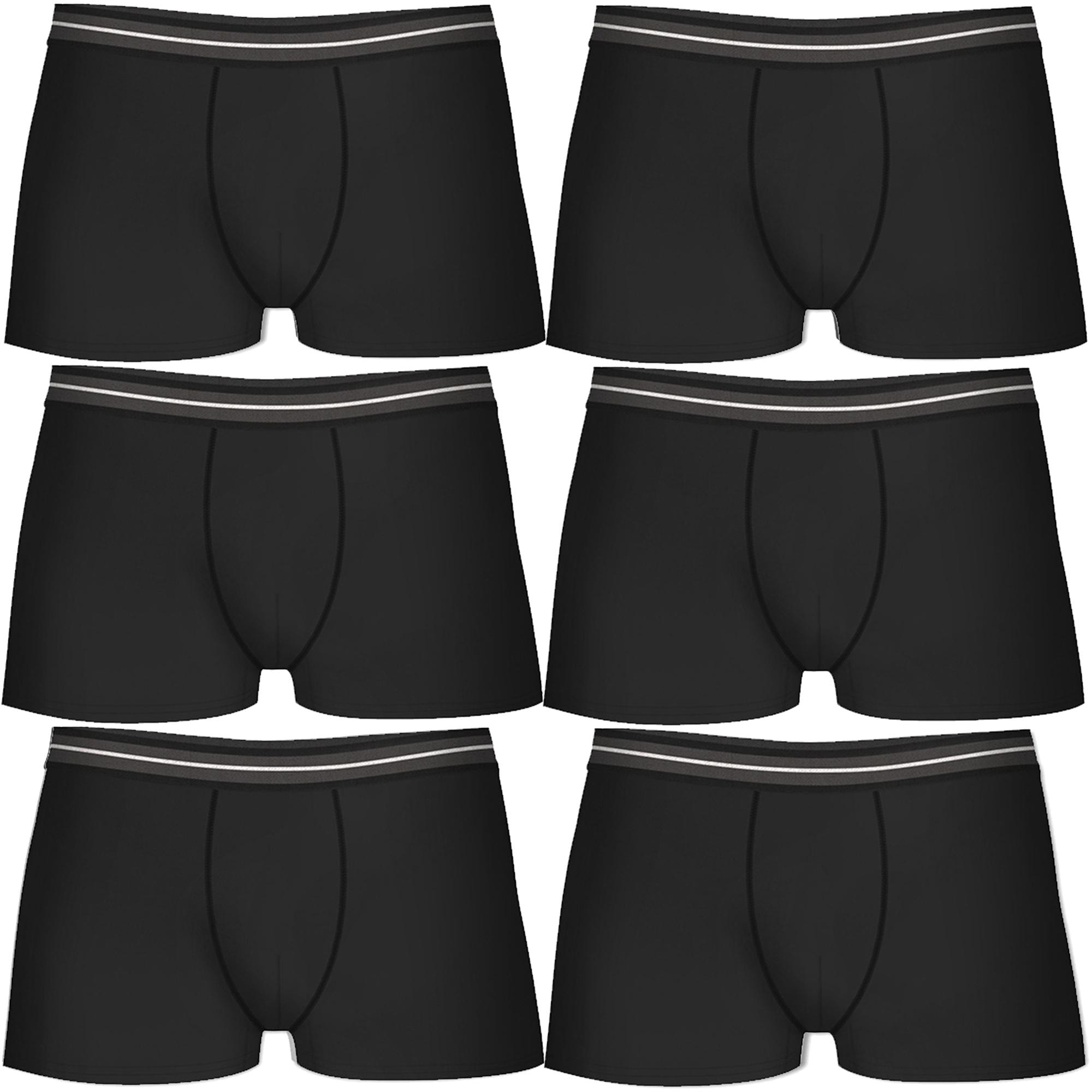 Pack 6 calzoncillos MARGINAL en color negro para hombre