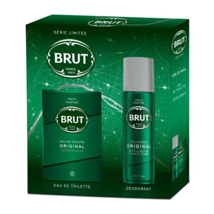 BRUT Coffret Déodorant & Eau de Toilette Original x1