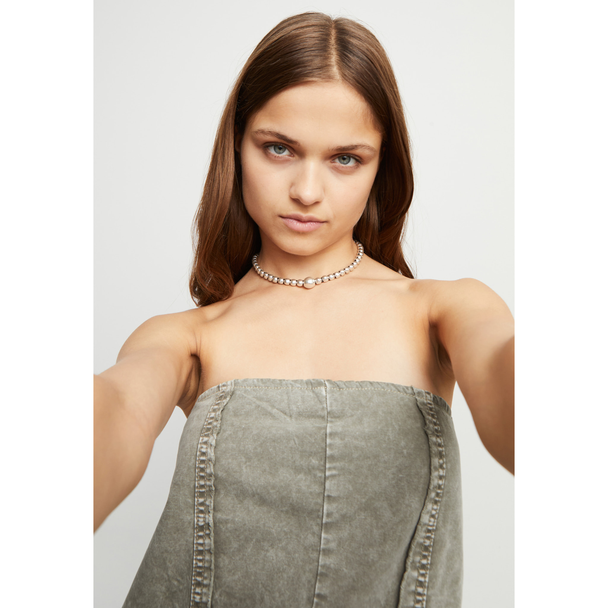 Colgante SER INTRÉPIDA PLATEADO U