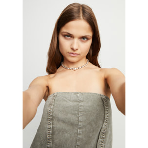 Colgante SER INTRÉPIDA PLATEADO U