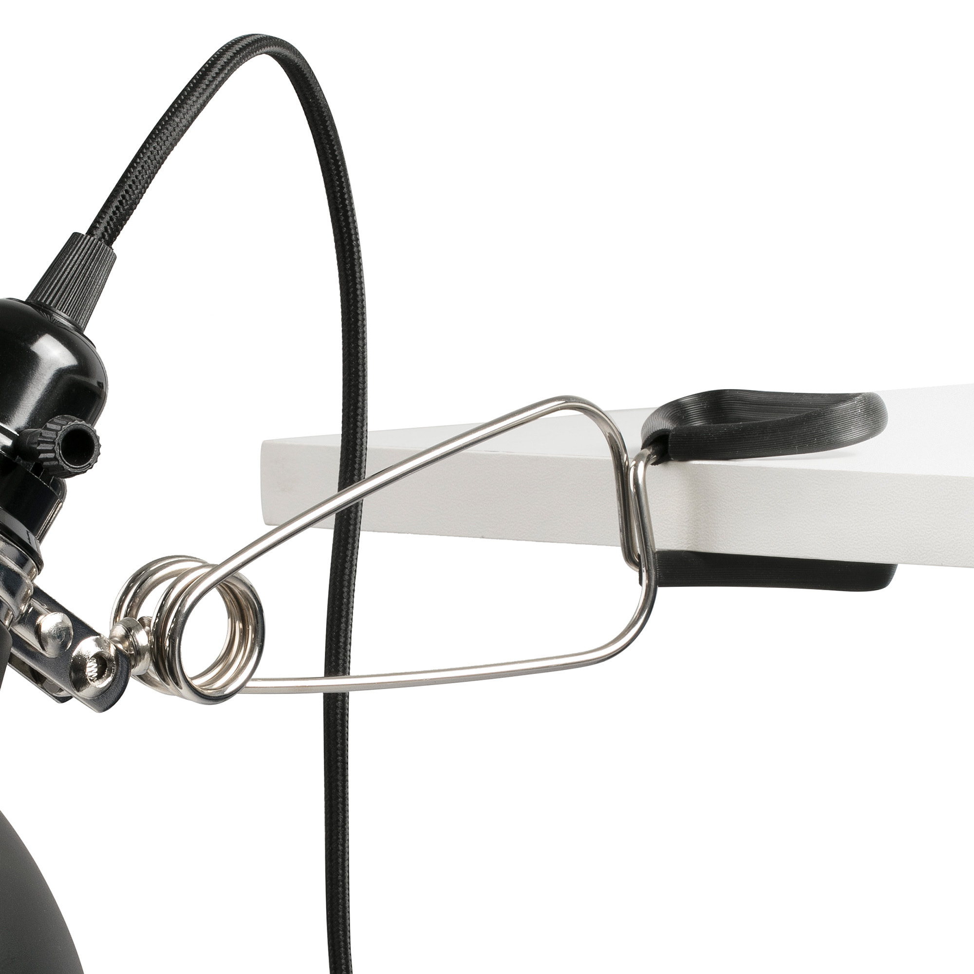 PEPPER Lampe avec pince noire
