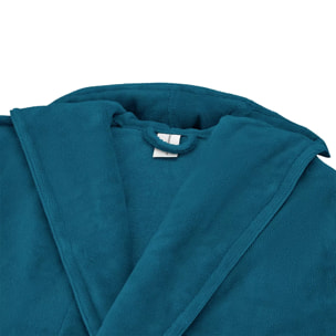 Peignoir coton mélangé 300 g/m² uni bleu Teddy canard