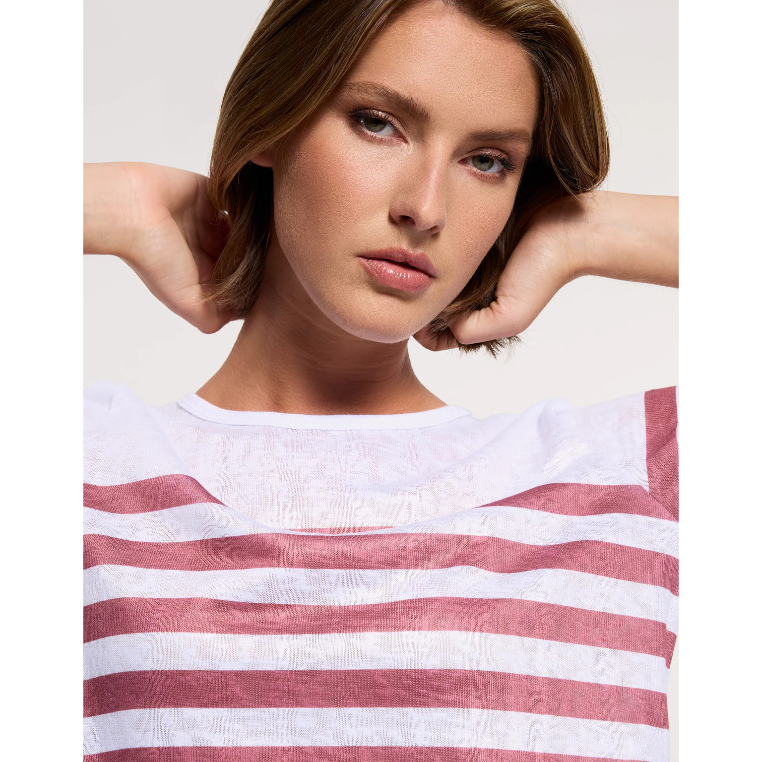 Camiseta Manga Media Rosa - Malberry