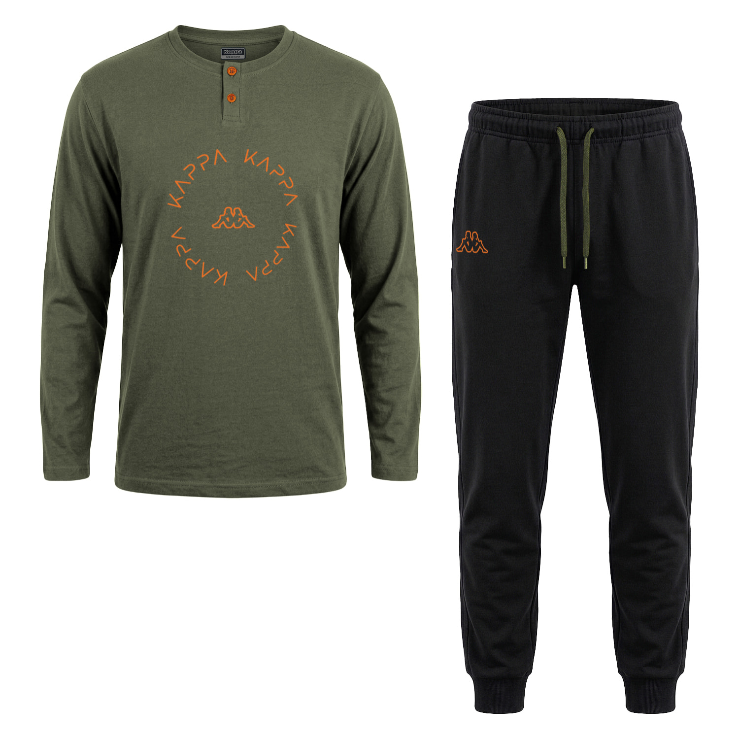 Pigiama Lungo Uomo KAPPA Cotone Leggero