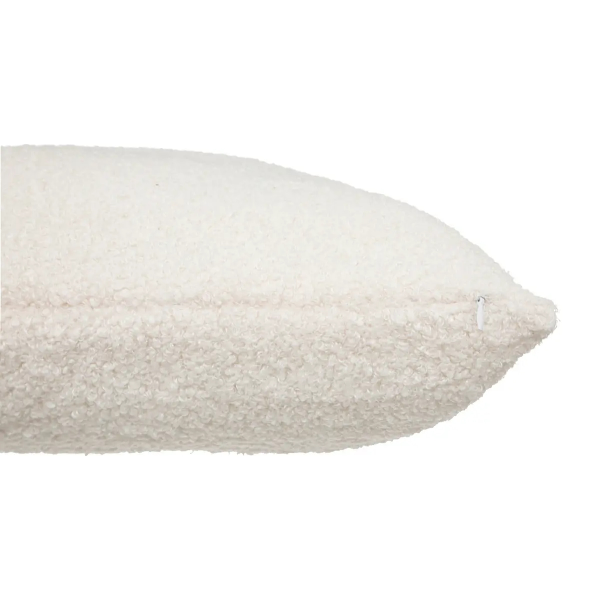 Coussin "Jaiko" en fausse fourrure 40x40cm ivoire