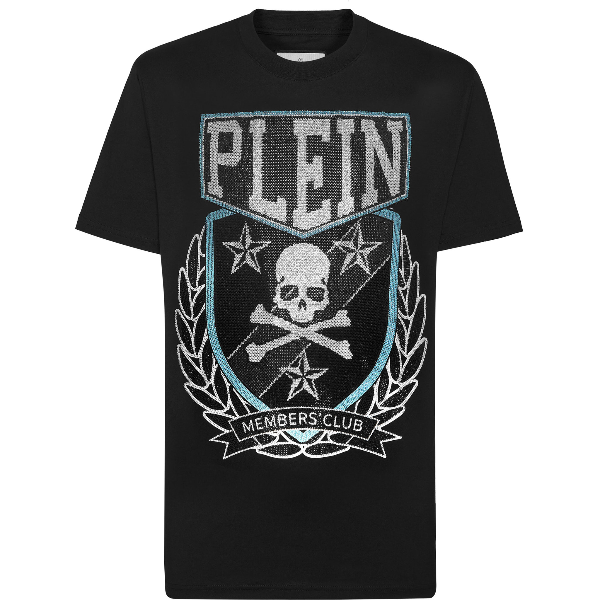 PHILIPP PLEIN T-Shirt Round Neck SKULL&BONES