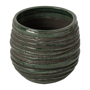 J-Line cache-pot - céramique - bleu pétrole - medium