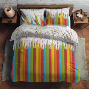 Parure copripiumino matitoni multicolor