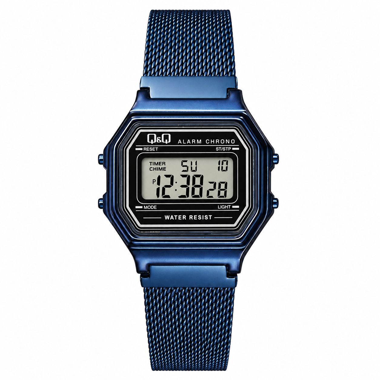 Reloj Q&q M173J031Y Unisex Digital Cuarzo con Correa de Acero inoxidable