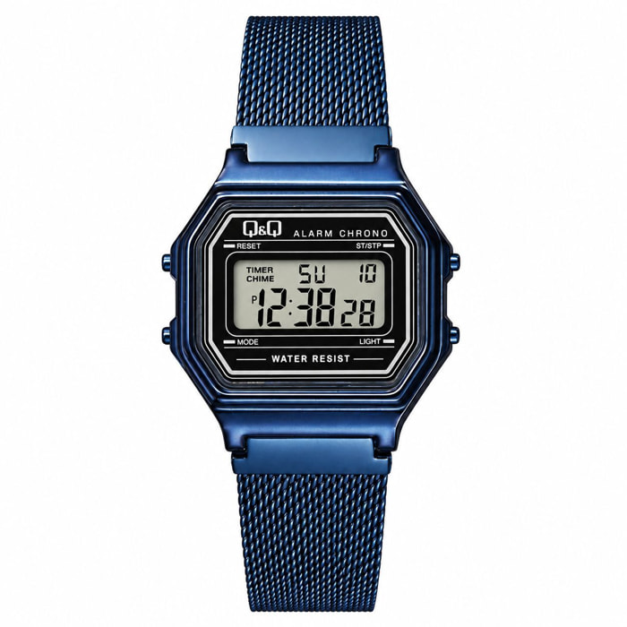 Reloj Q&q M173J031Y Unisex Digital Cuarzo con Correa de Acero inoxidable
