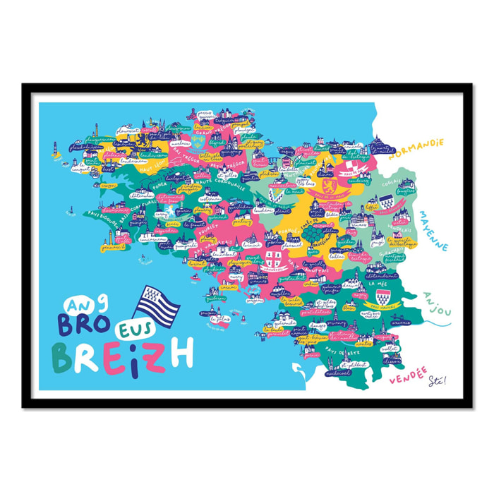 Affiche - Bretagne - Sté!