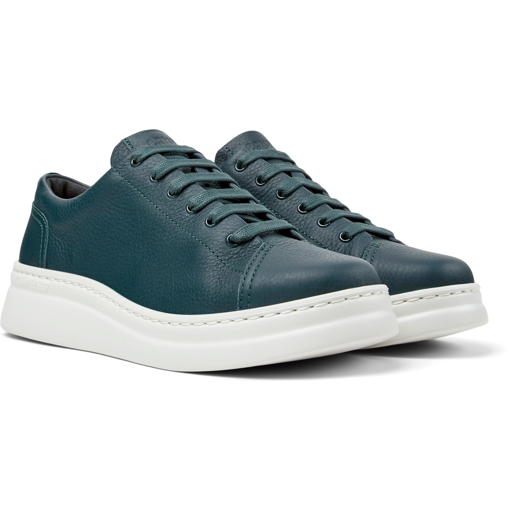 Sneakers - CAMPER Runner Up - Verde - Pelle liscia