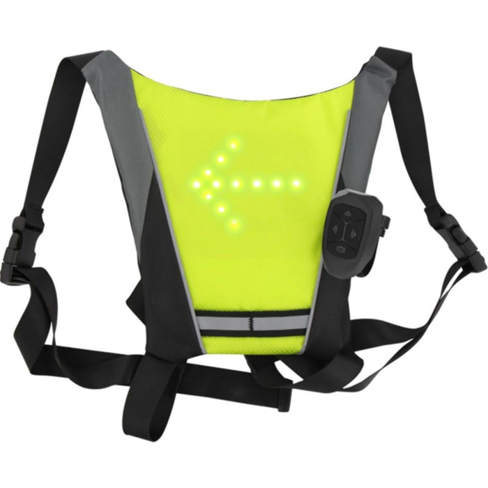 Gilet réfléchissant TNB Gilet signalétique Led+Télécommande