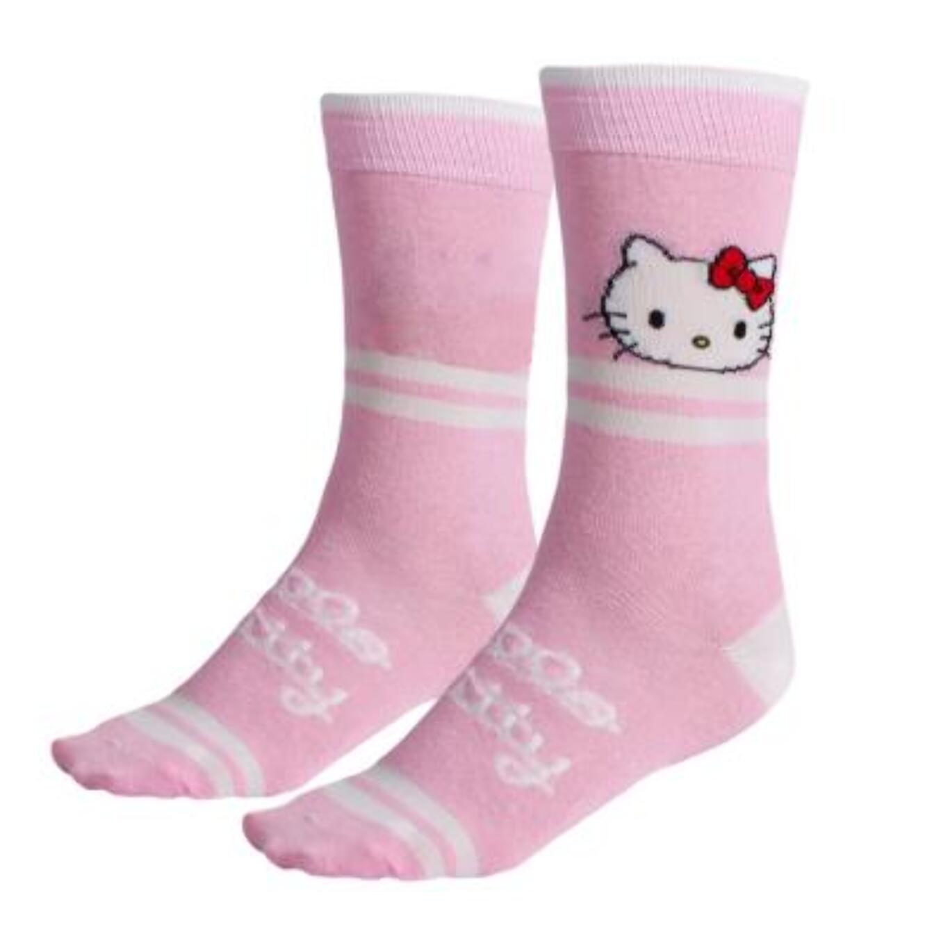 Calcetines Hello Kitty - Color Rosa - Talla 36-43