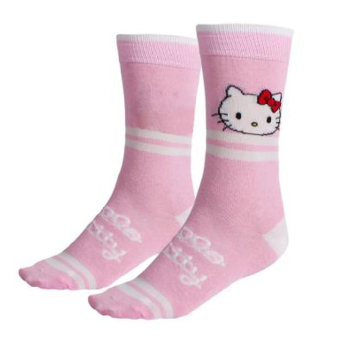 Calcetines Hello Kitty - Color Rosa - Talla 36-43