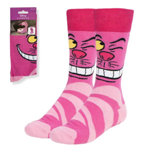 Calcetines Alicia en el País de las Maravillas - Color Rosa - Talla 36-43