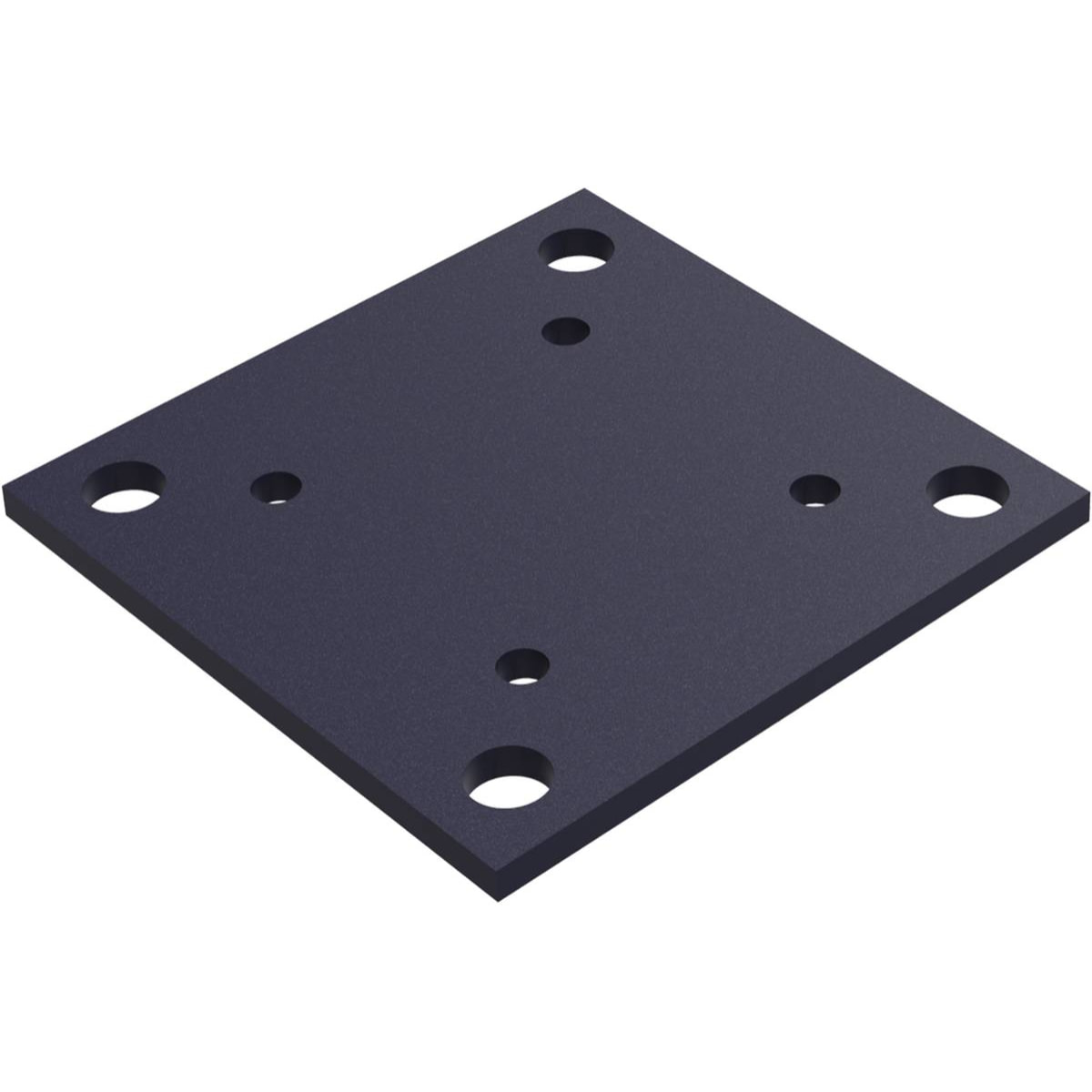 Kit Clôture 1.6 x 1.6 m composite et aluminium + profilés de finitions - Kit de fixation offert - Ardoise