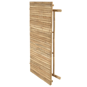 VITAL - Table à manger pliante en bambou 140x70cm