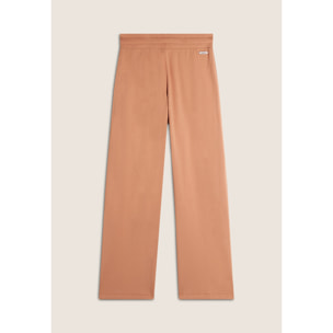 Pantalone lungo in felpa modal con bande a trecce