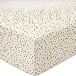 Drap housse coton 57 fils imprime alma