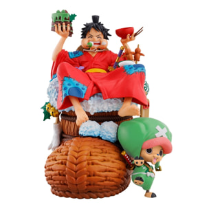 One Piece Petitrama Dx Mini Statua Logbox Re Birth Vol. 1 11 Cm Megahouse