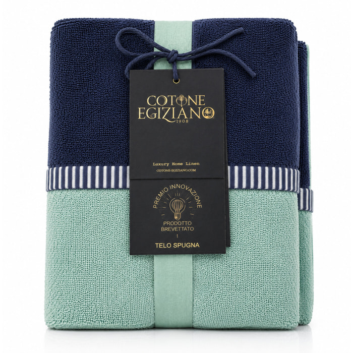 COTONE EGIZIANO Telo bagno Reverse in cotone egiziano 550 gr_Black Gold