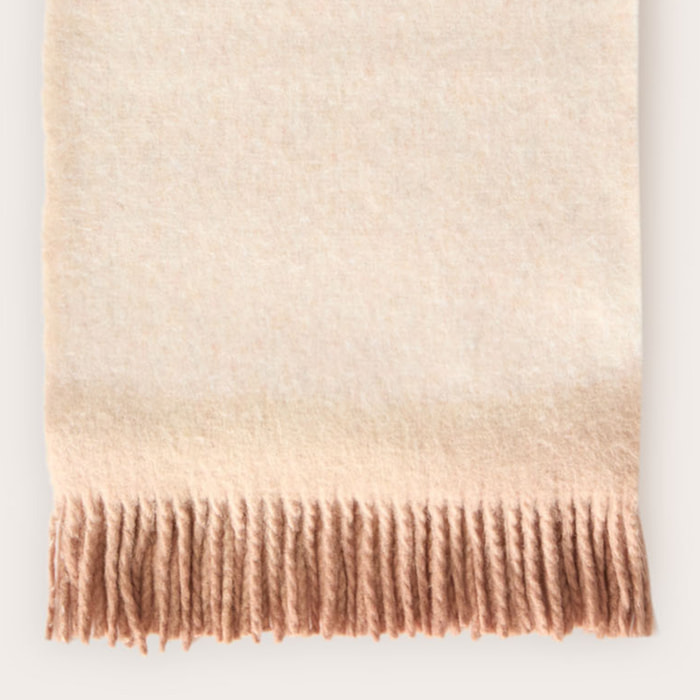Motivi - Bufanda larga degradada con flecos - Beige