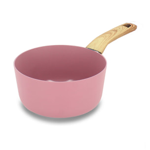 Casserole 16cm en aluminium recyclé lilas - tous feux COLORAMA