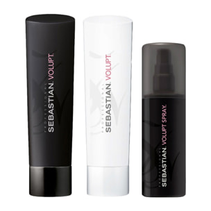 SEBASTIAN Kit Volupt Shampoo 250ml + Balsamo 250ml + Spray 150ml