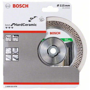 Kit spécial carrelleur BOSCH - meuleuse GWS 7-125 + 2 disques diamant + 1 sac de transport - 06159975H2