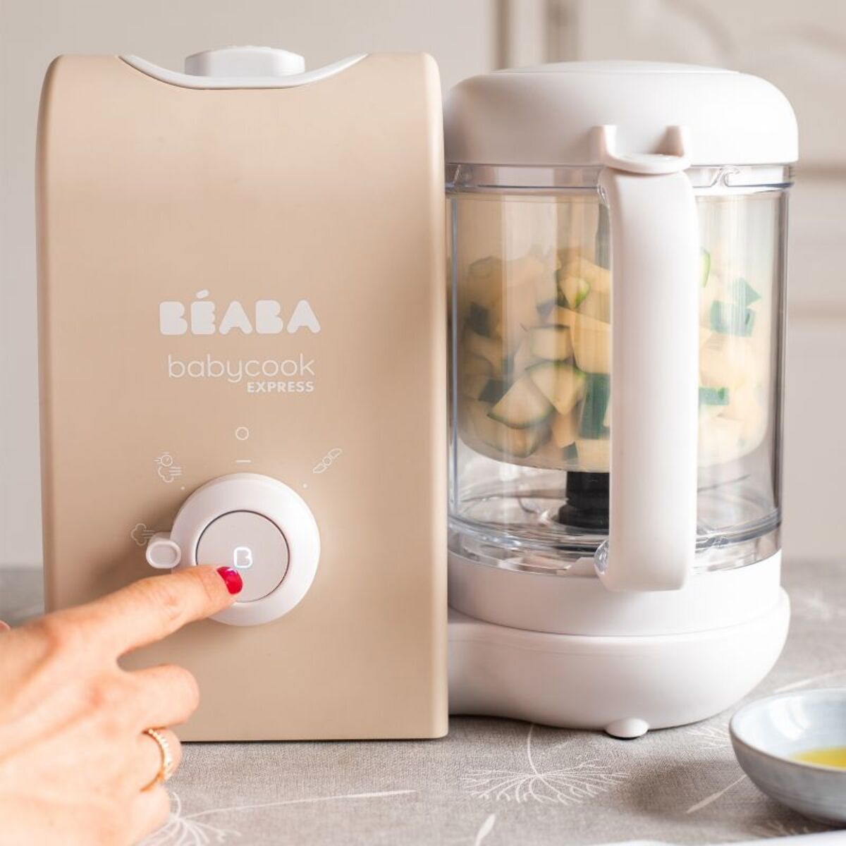 Mixeur Cuiseur Bébé BEABA Babycook Express terre d'argile