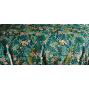 Parure housse de couette coton fougère