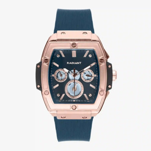 Reloj Radiant RA655204 Hombre Analogico Cuarzo con Correa de Silicona
