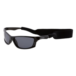 Gafas de deportes acuáticos OCEAN CYPRUS - Negro brillante / Ahumada