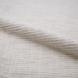 Chaise en tissu blanc chiné - Andy