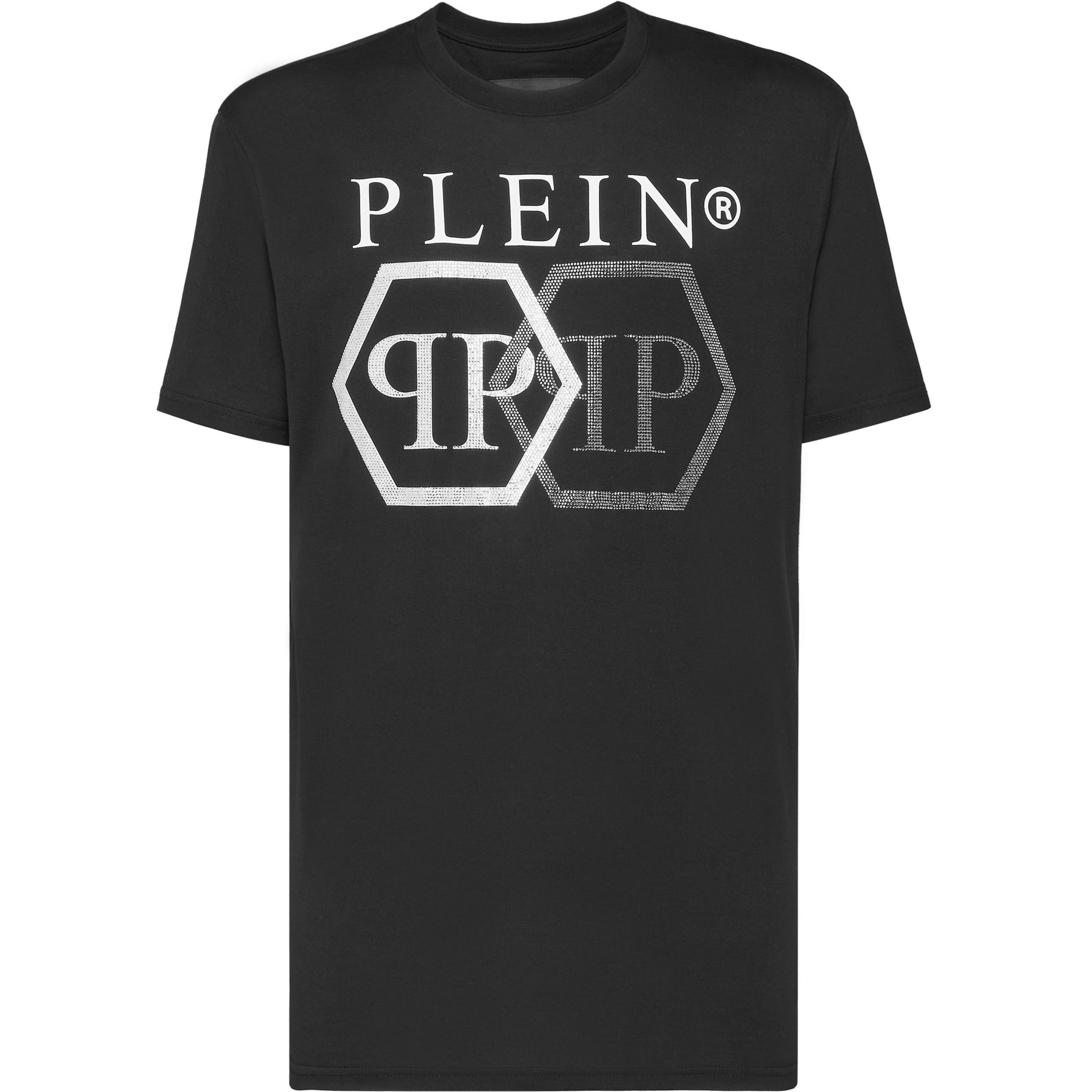 PHILIPP PLEIN T-Shirt Round Neck HEXAGON