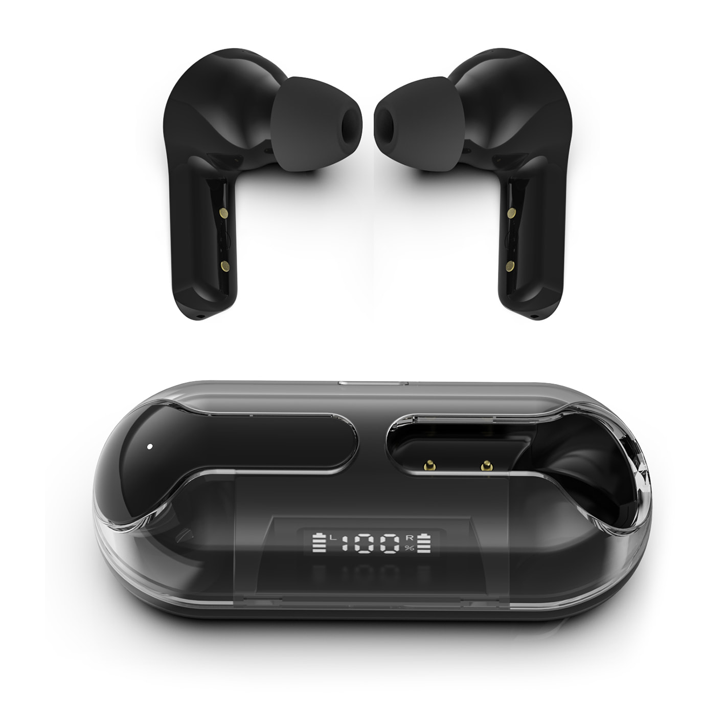 Auriculares TWS Air 13 Pro. Base de carga 200mAh.