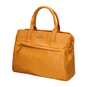 Borsa a mano da donna - Modello False - Ecopelle - 30.0 x 22.0 x 10.0 cm