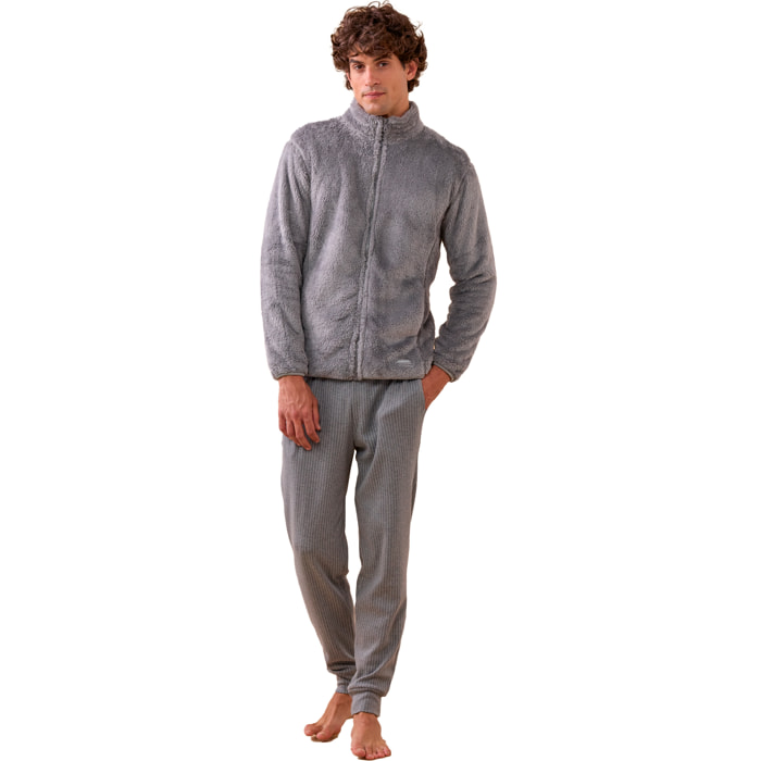 Giacca uomo unity in eco pelliccia con zip Noidinotte