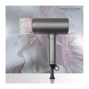 Sèche cheveux pliable 1600W ProfiCare PC-HT 3073 Rose