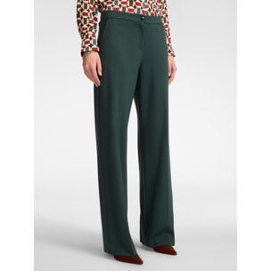 Elena Mirò - Pantaloni maschili in punto Milano - Verde