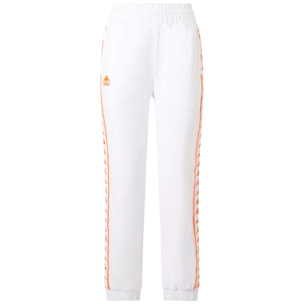 Pantaloni Kappa Donna 222 Banda Adina Bianco
