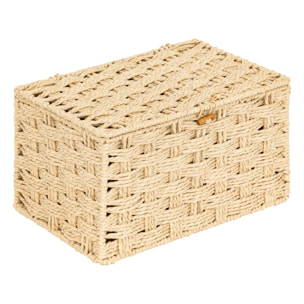 Lot de 3 boîtes Elio Naturel L18/22/25cm