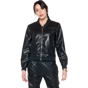 Cazadora bomber de invierno de mujer "Black Ring"