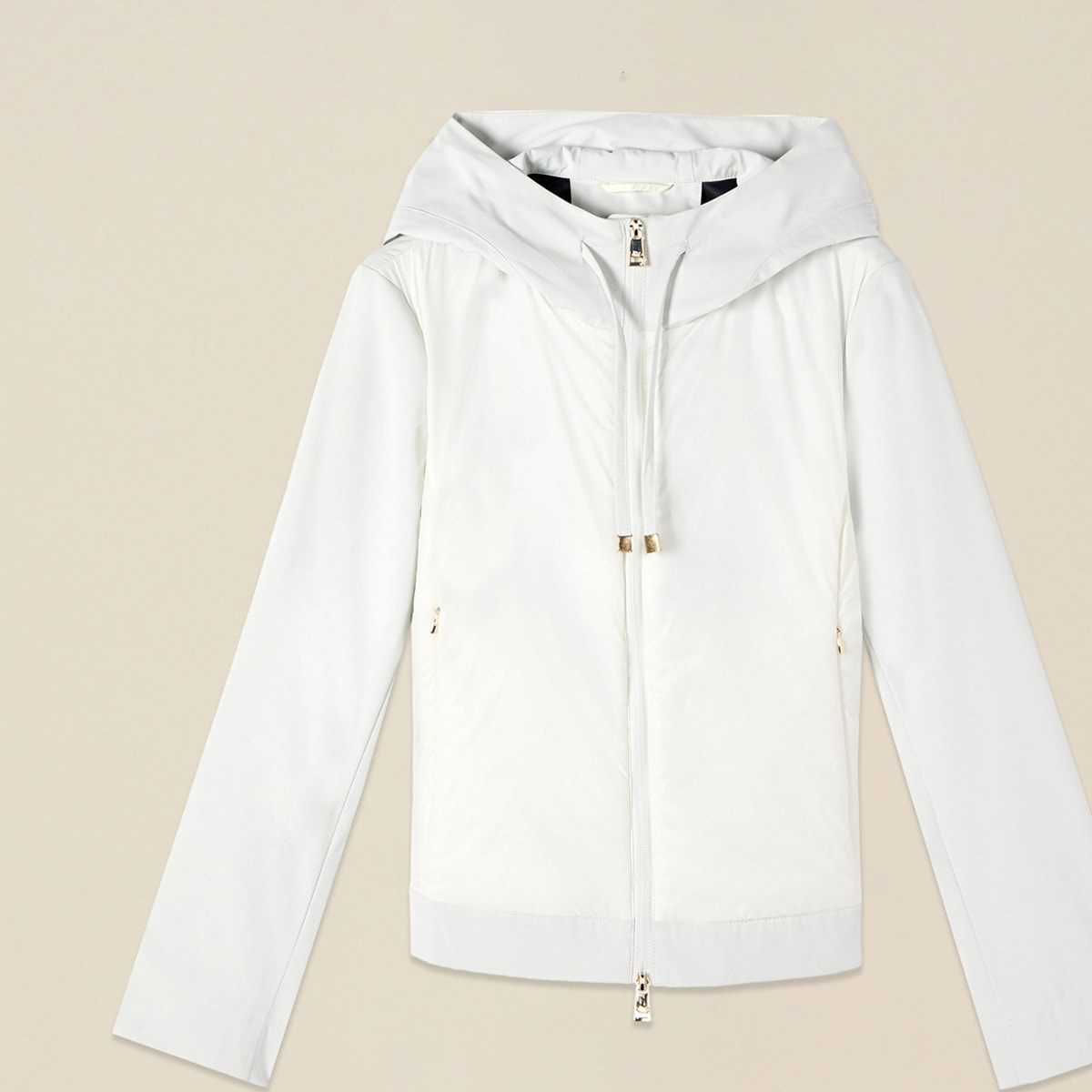 Oltre - Piumino lightweight combinato - Bianco