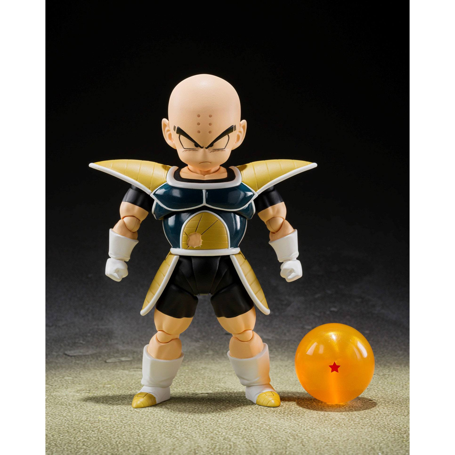 Dragon Ball Z S.h. Figuarts Figura Krillin vestitio da Battaglia 11 Cm Bandai