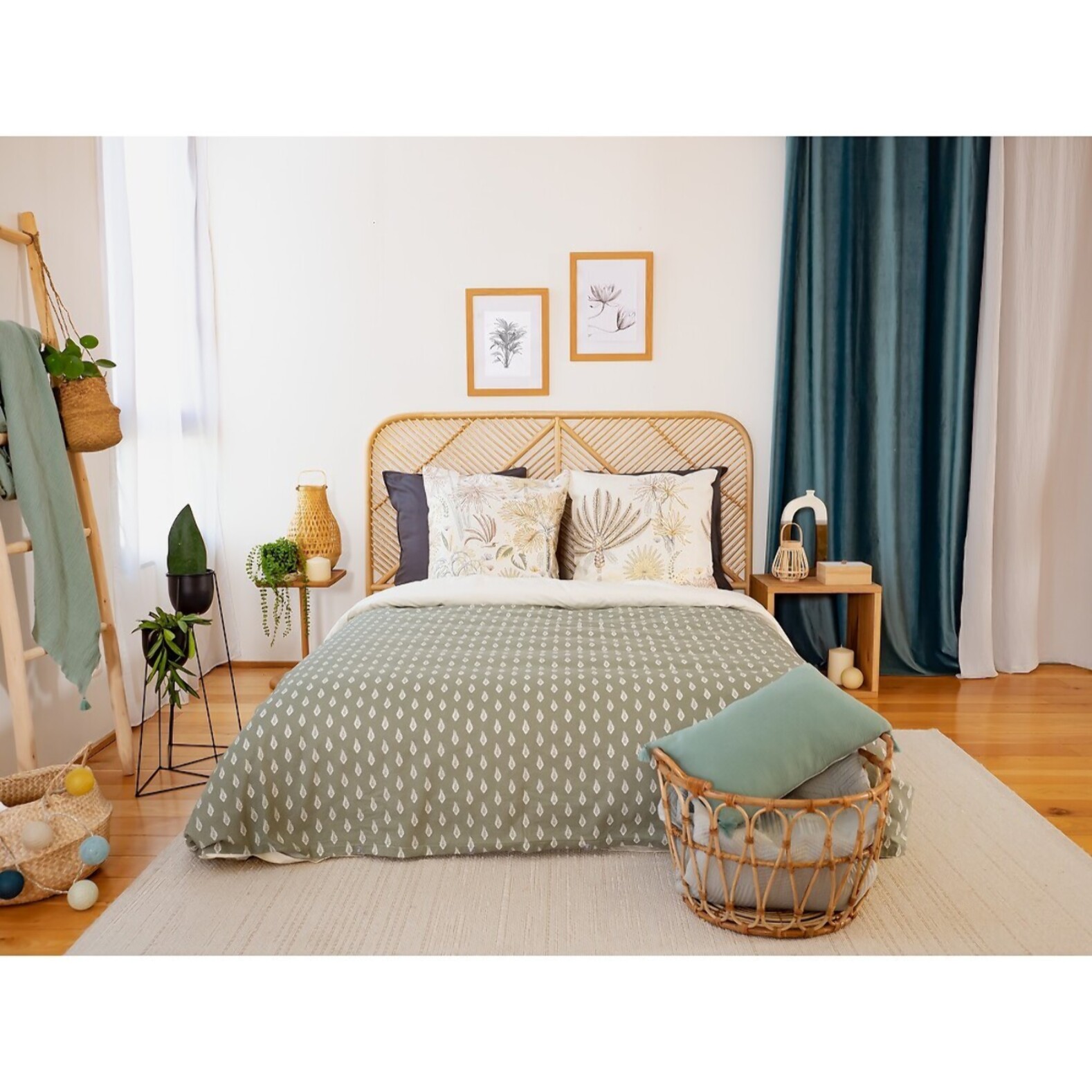 Parure Housse De Couette 3pcs 100% coton 57fils Tinguelie
