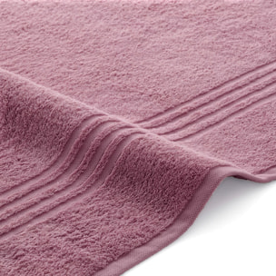Set de serviettes éponge 100% Coton Éponge Peigné - 700 g/m2 ROSE