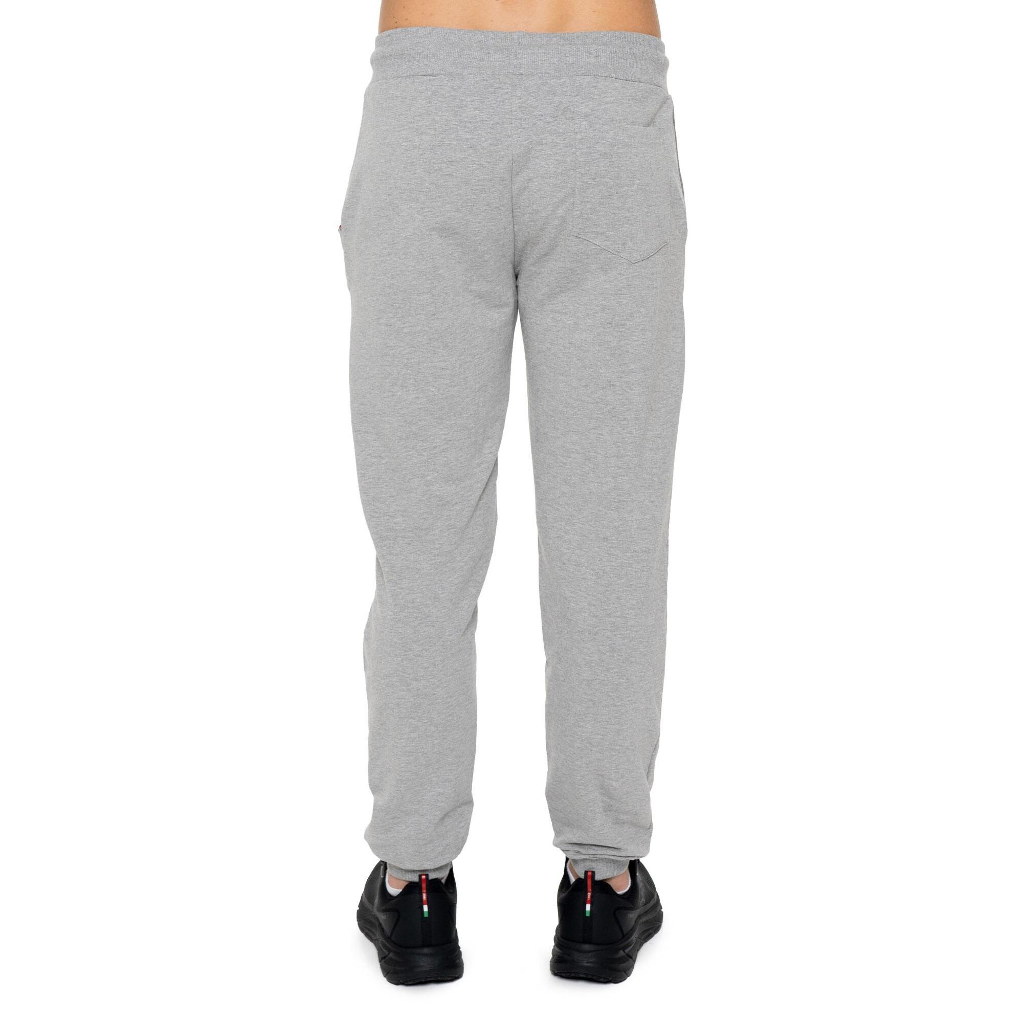 Pantalone sportivo invernale da uomo con polsino con logo piccolo "Basic"