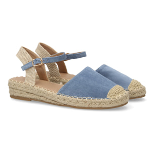 Alpargata mujer yute comoda cierre de hebilla